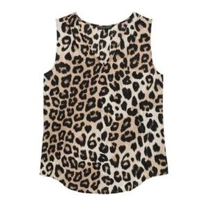 Banana Republic Leopard Print Blouse